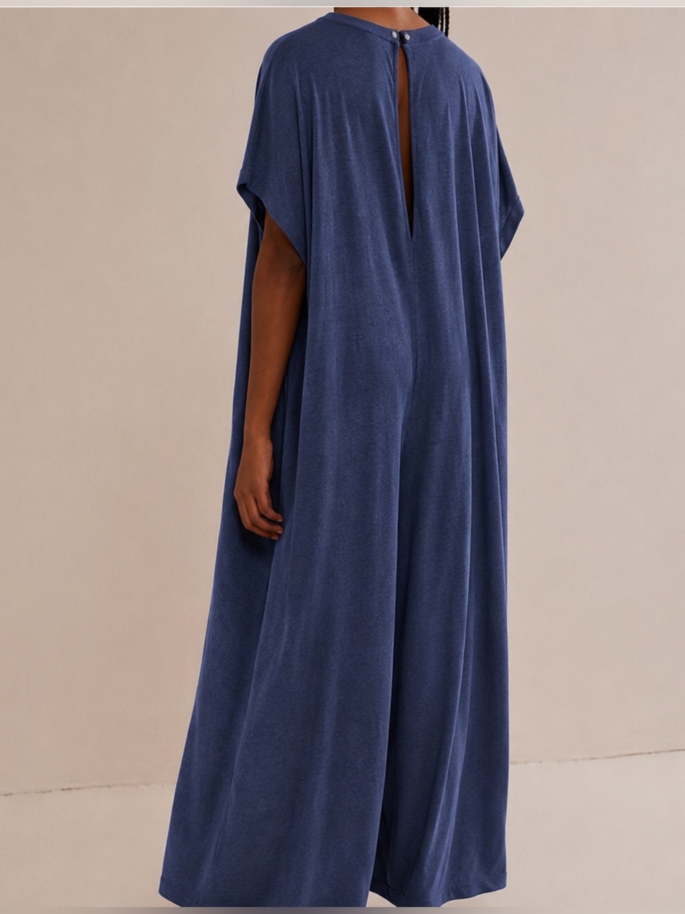 Free People FP Beach Luster One-Piece Jumpsuit in the Blue colorway - Picture 3 of 11